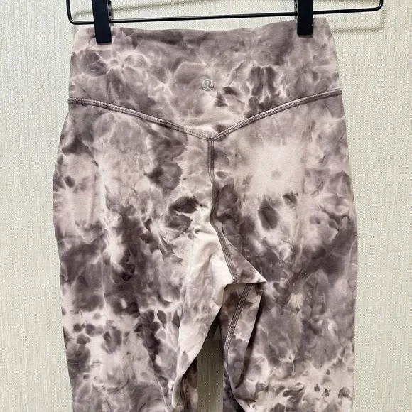 lululemon align jogger crop 23" Diamond Dye Mink Bery Lunar Rock Shadow Grey 4 - Picture 5 of 9